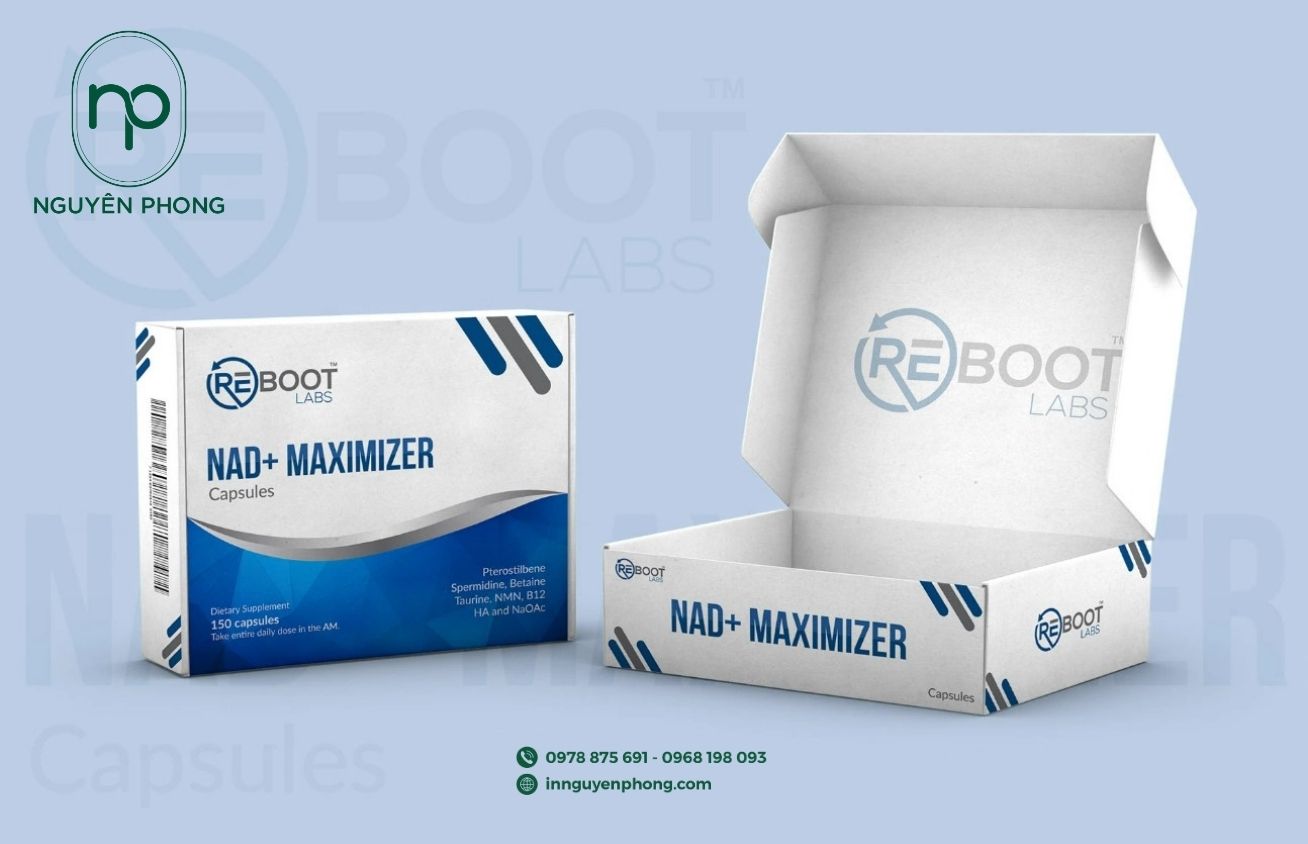 Mẫu logo thuốc in trên hộp đựng thuốc